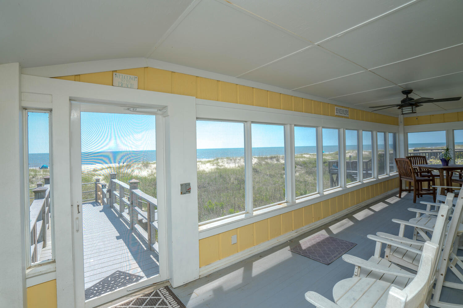 Property Image 1 - Pet friendly private ocean front cottage nestled in peaceful Caswell Beach.  Running Down A Dream