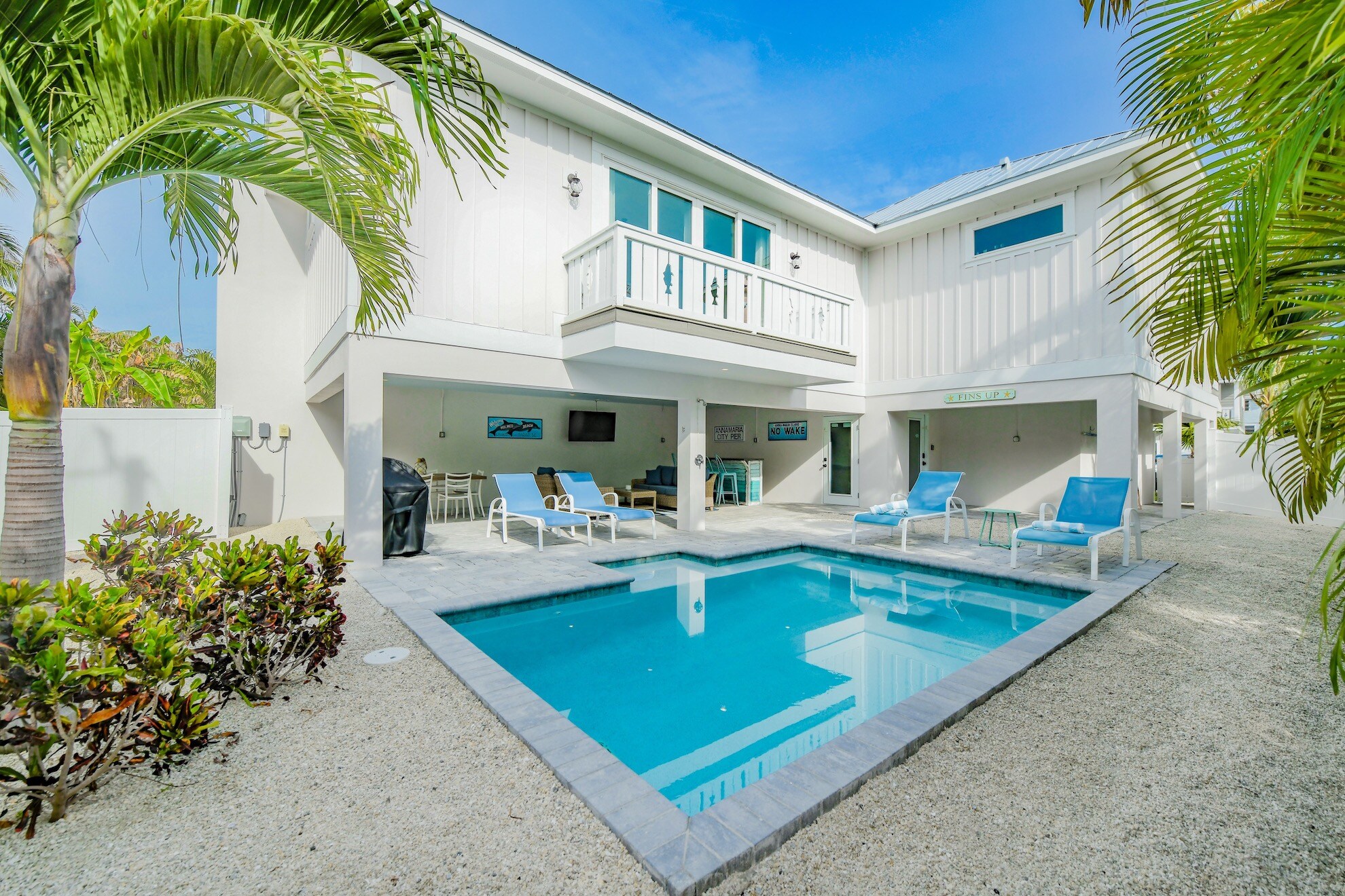 Property Image 1 - Fins Up! - New Home w/Private Heated Pool & 4 Min Walk to Beach w/Beach Gear!