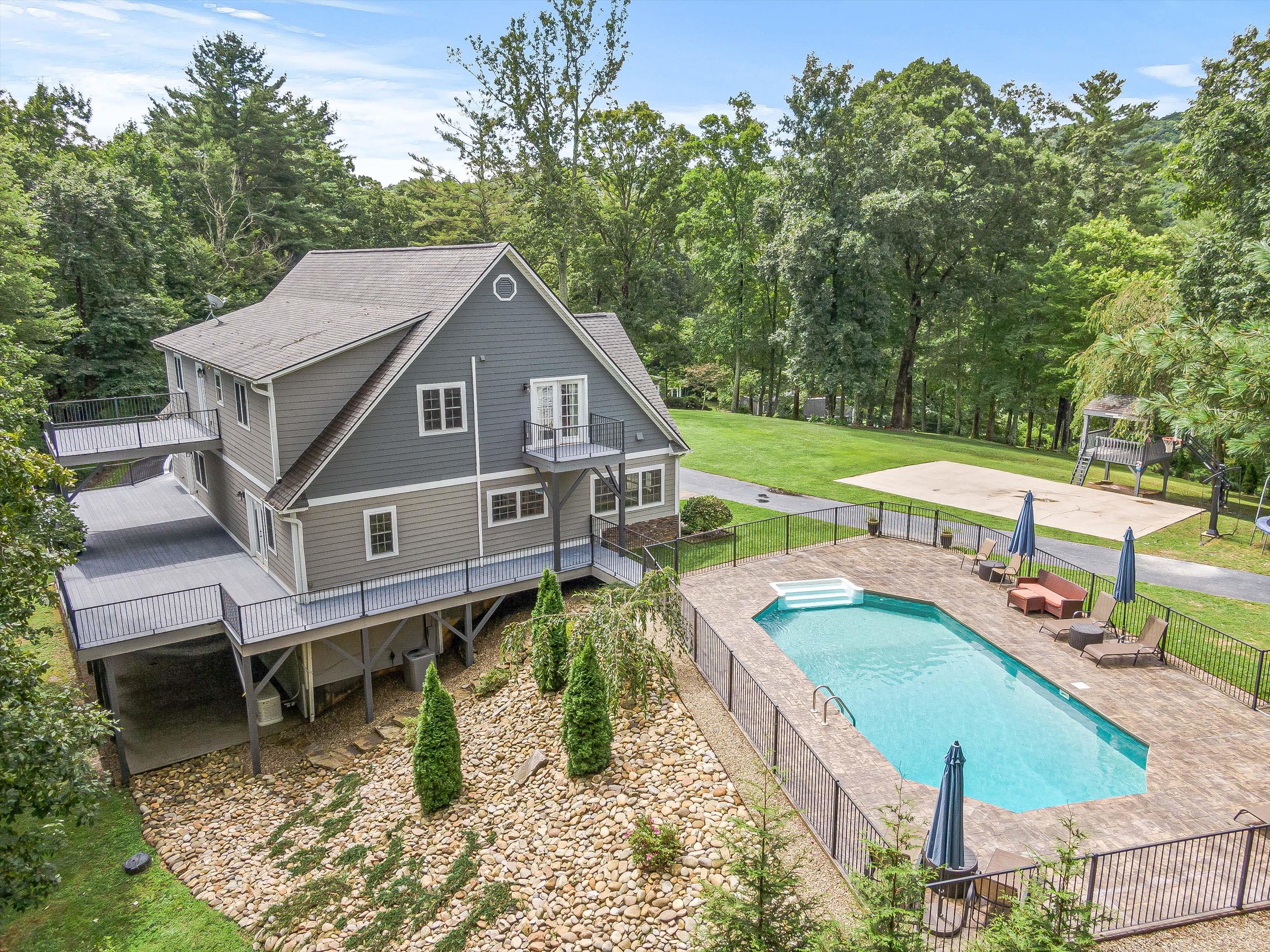 With its expansive yard and outdoor amenities, this property offers everything you need for a large family reunion or group retreat. Invite your furry friend along, they'll love it too!