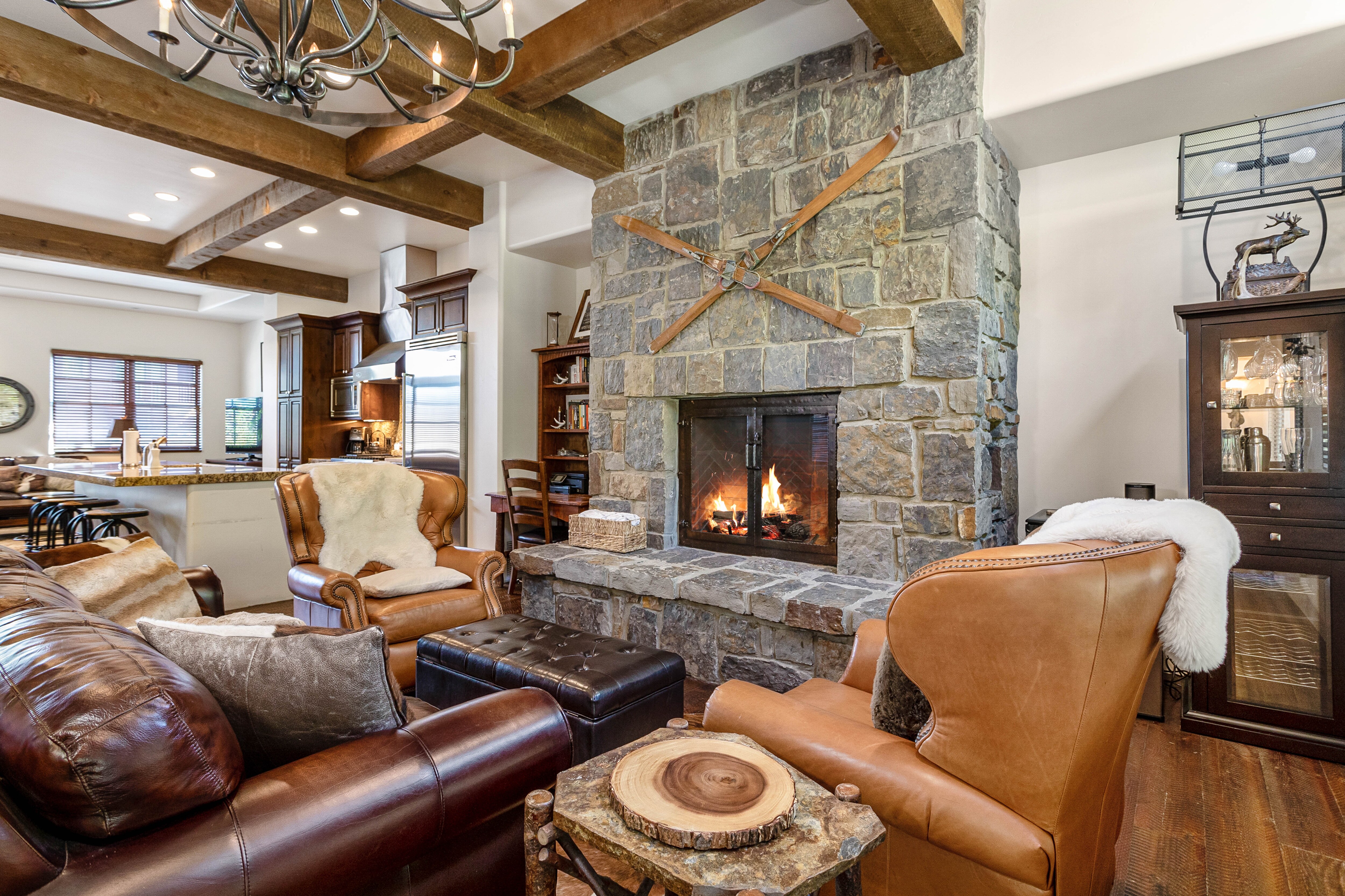 Read a good book by the fireplace | Main Level