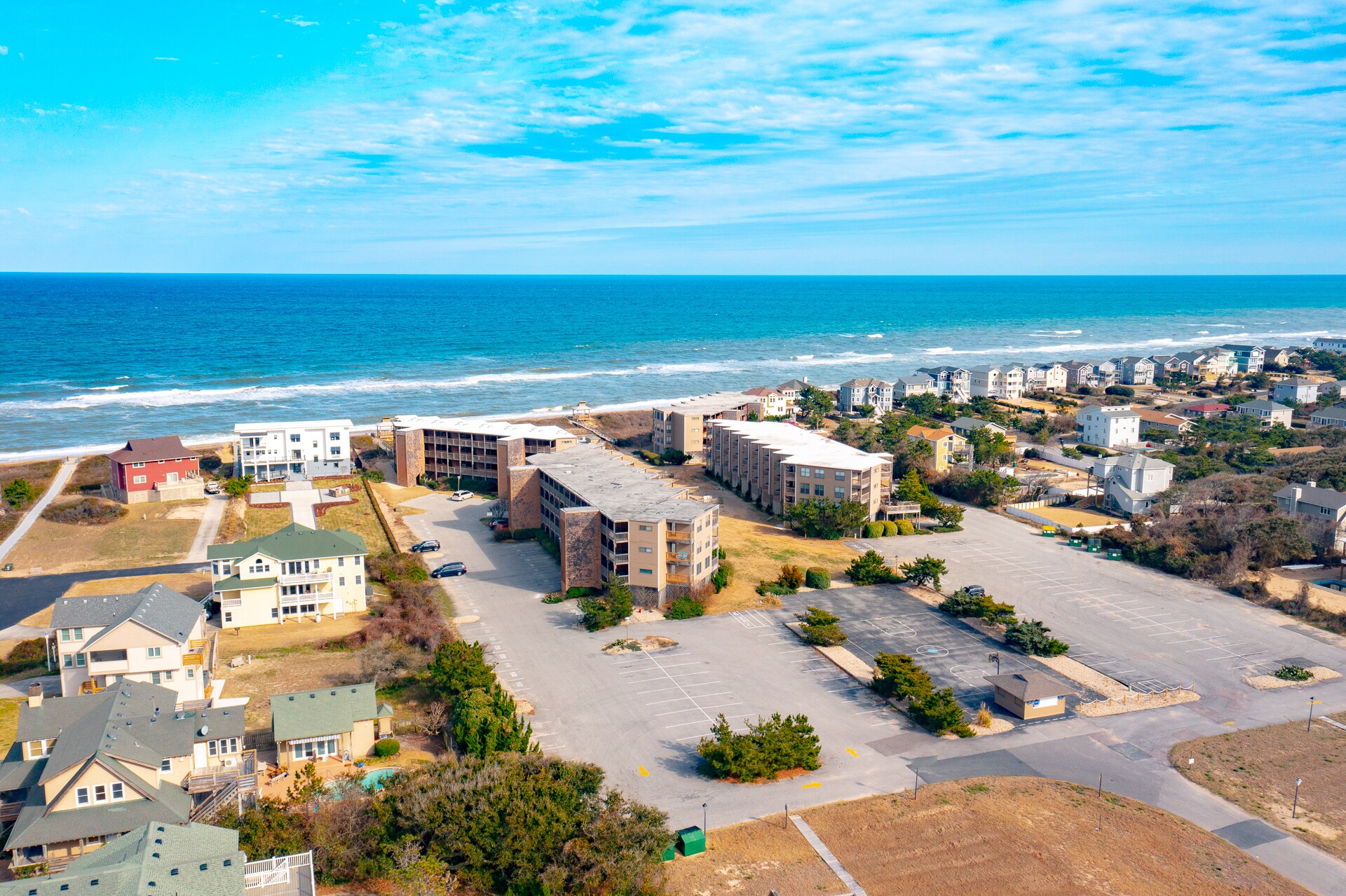 Aerial of Colony By The Sea community