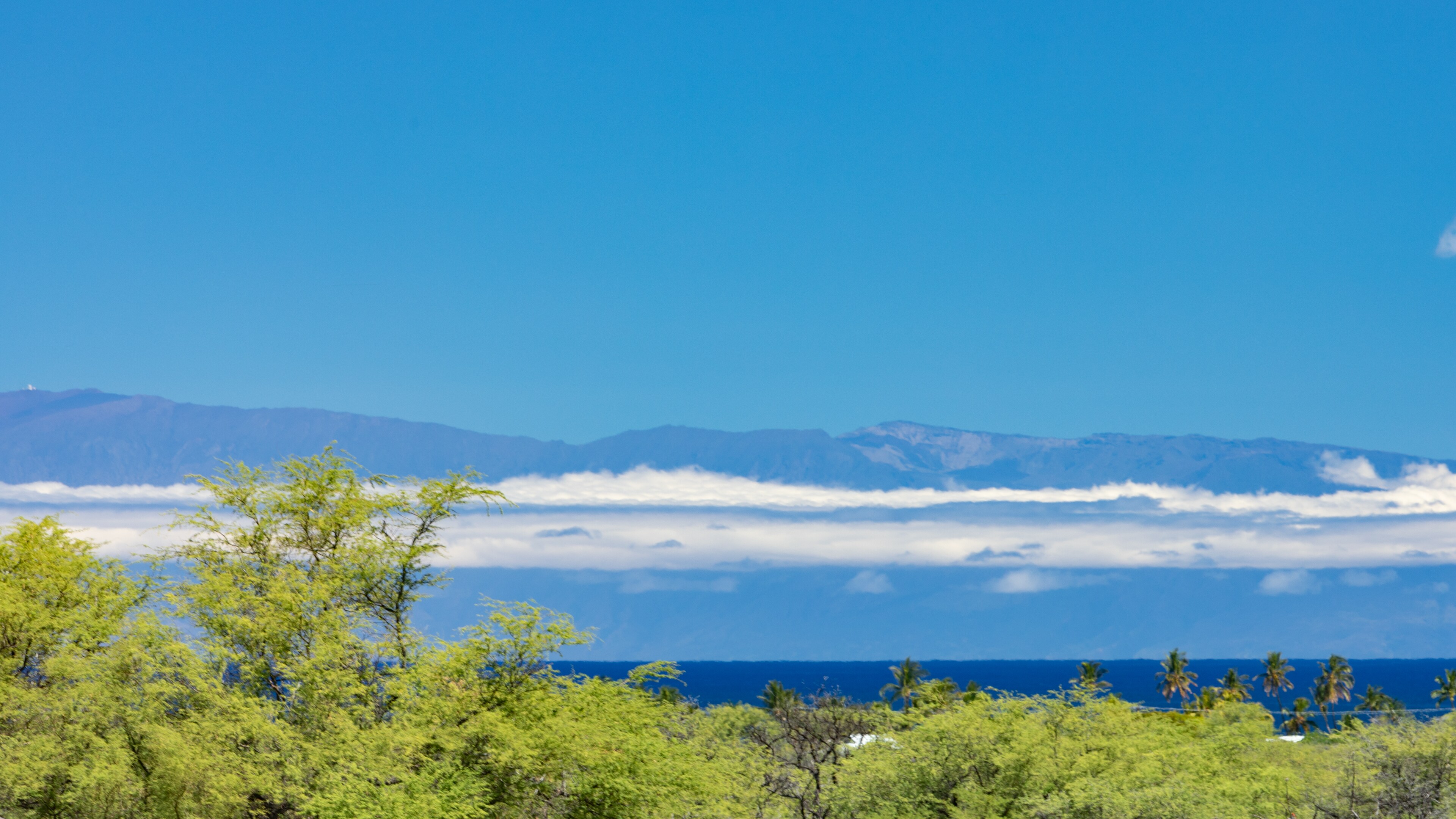 Views of Haleakala (Maui) from lanai