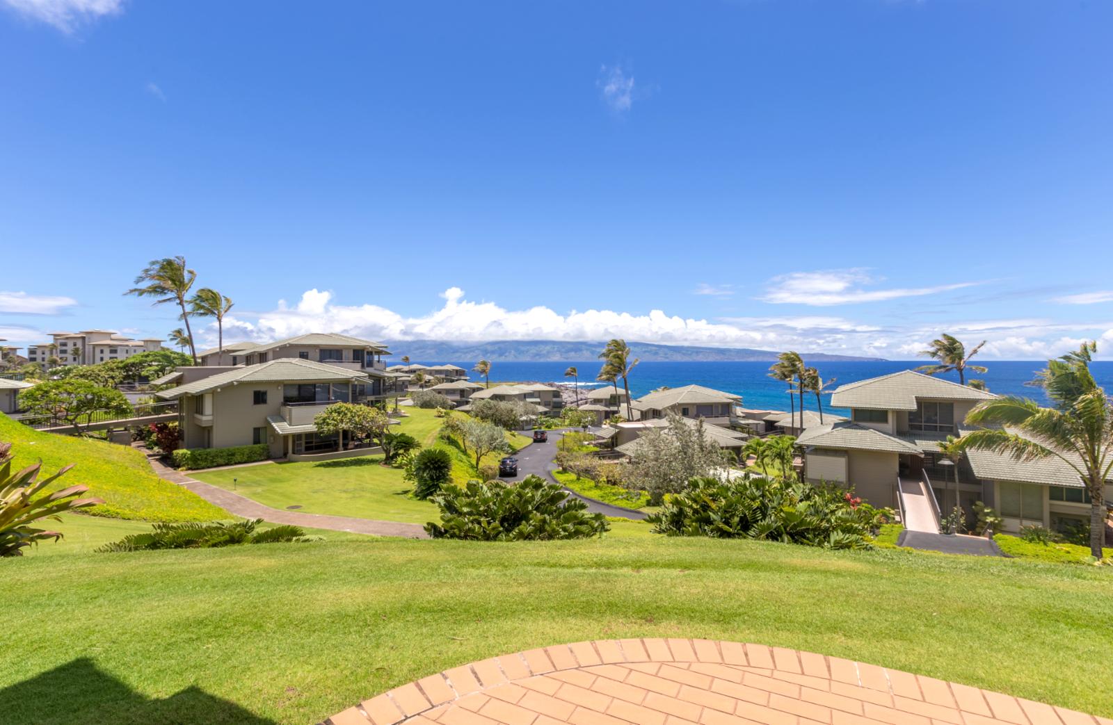 180 degree ocean views from 2 of the 3 private ground floor lanais